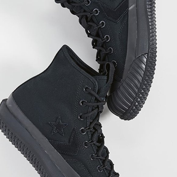 NIB Converse Bosey MC Gore Tex Hi Black 166221C US Mens 10.5/11/11.5 - Picture 9 of 16